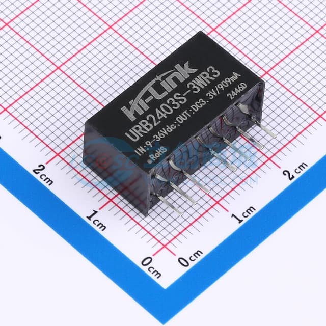 3W宽电压输入隔离稳压单路/正负双路输出DC/DC模块电源实物图