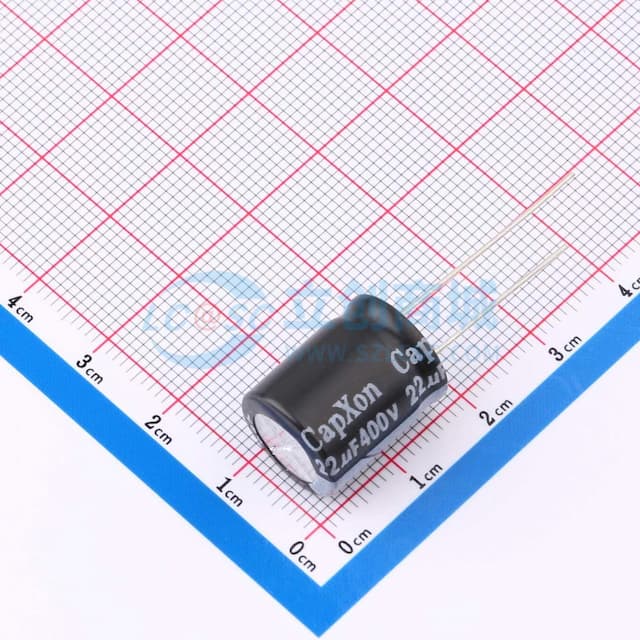 22uF ±20% 400V 【引线】实物图