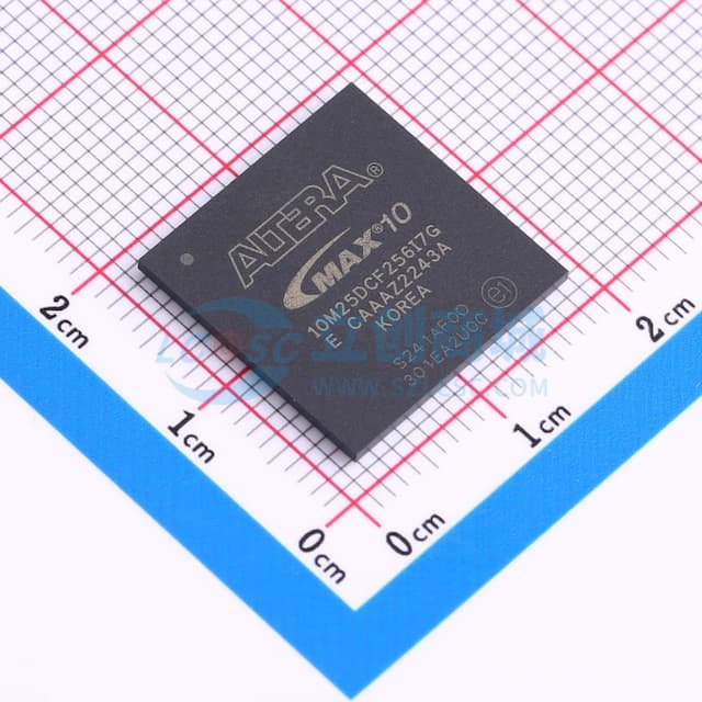 10M25DCF256I7G实物图