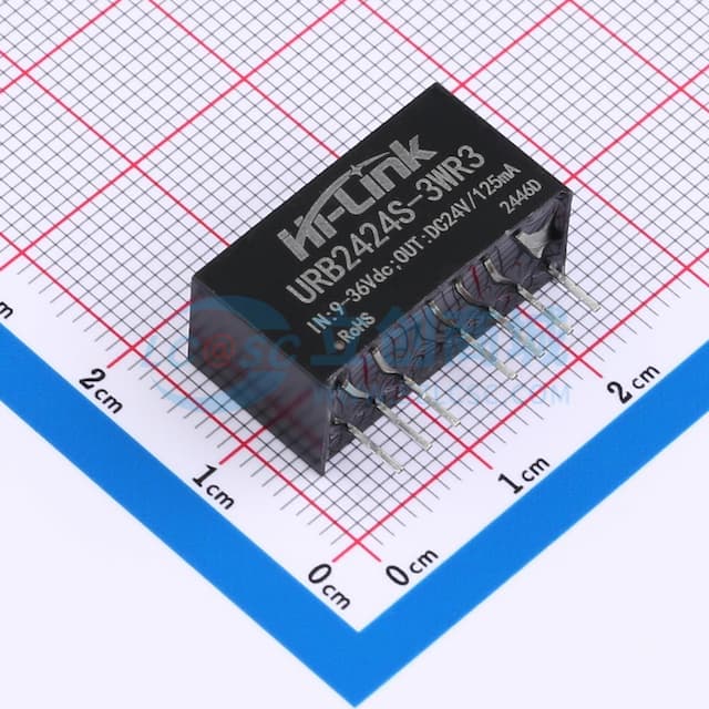 3W宽电压输入隔离稳压单路/正负双路输出DC/DC模块电源实物图