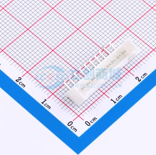 1x10P 间距:2mm 弯插 系列:HY 【插件】实物图