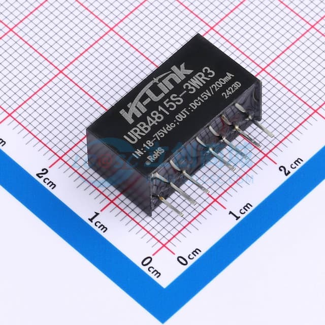 3W宽电压输入隔离稳压单路/正负双路输出DC/DC模块电源实物图