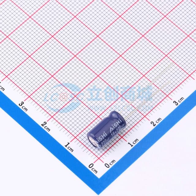 220uF ±20% 16V 【引线】实物图
