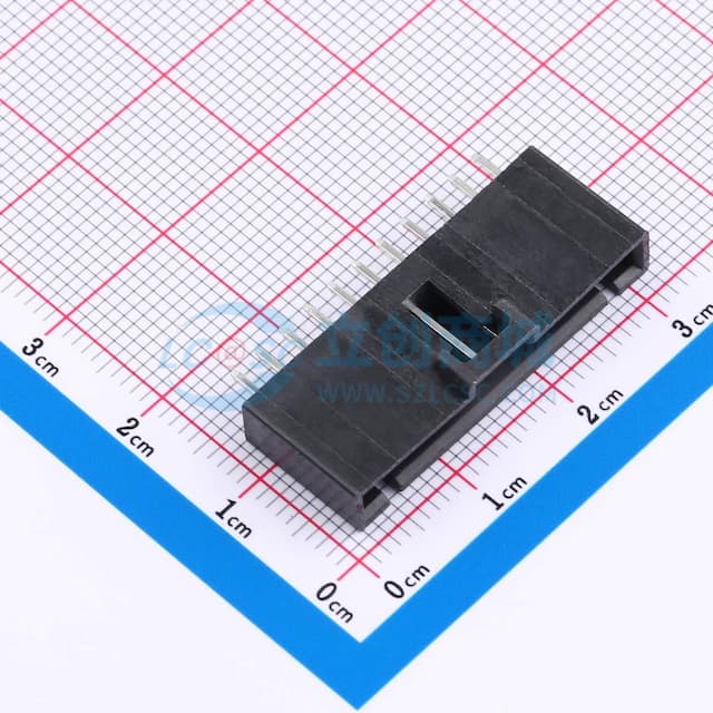 黑色 1x11P 间距:2.54mm 直插【插件】实物图