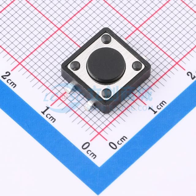 12*12*4.3mm 立贴 轻触开关实物图