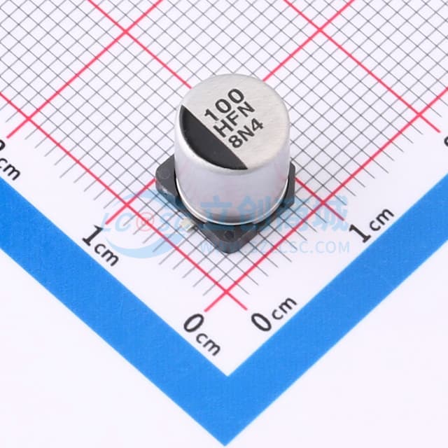 100uF ±20% 50V实物图