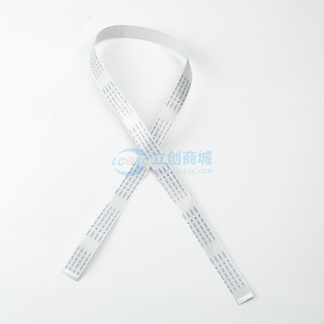FFC连接线 同向 14P 1.0mm间距 长65CM实物图