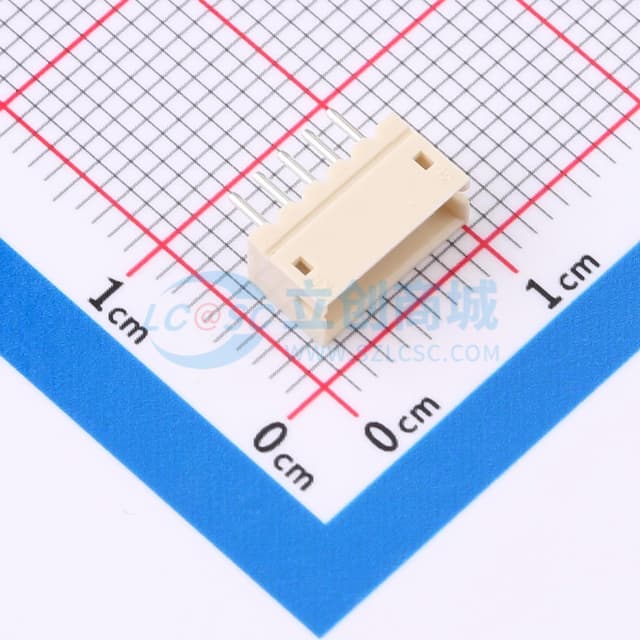 1x5P 间距:1.5mm 直插 系列:ZH 【插件】实物图