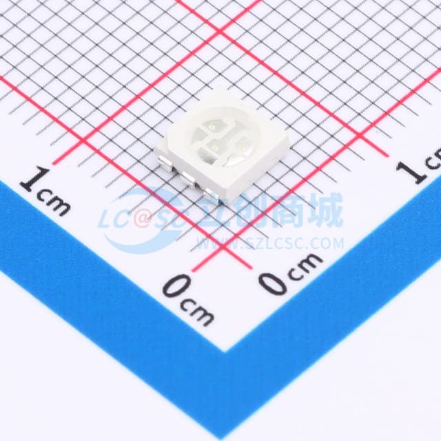 SMD5050灯珠蓝光实物图