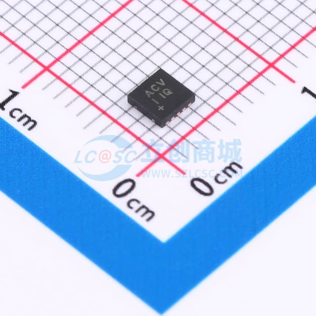 4.5Ω/20Ω、300MHz带宽、双路SPDT模拟开关，UCSP封装实物图