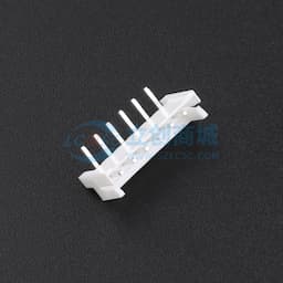 白色 1x6P 间距:2.5mm 弯插【插件】缩略图