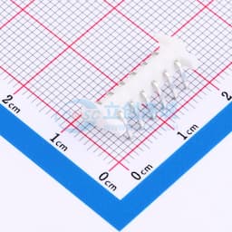 白色 1x6P 间距:2.5mm 弯插【插件】缩略图