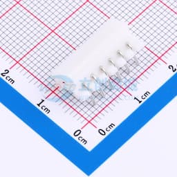 白色 1x6P 间距:2.5mm 弯插【插件】缩略图