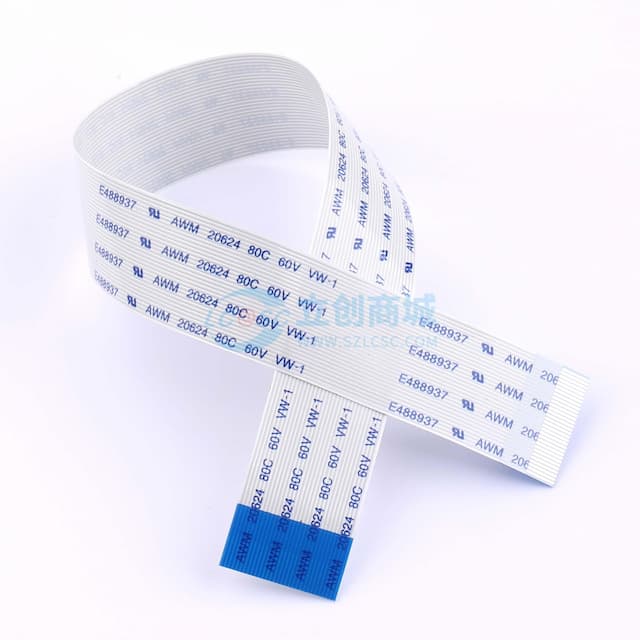 30P 间距0.5mm 长20CM 反向实物图