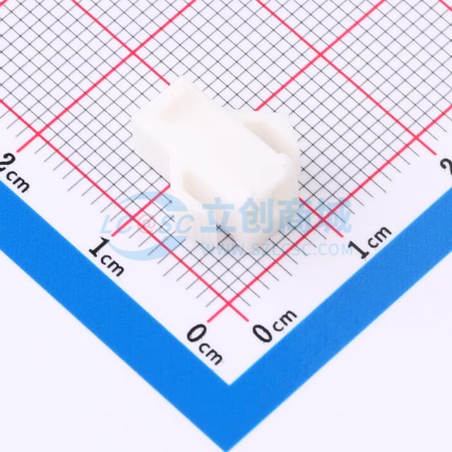 白色 2.5mm 1x2P实物图