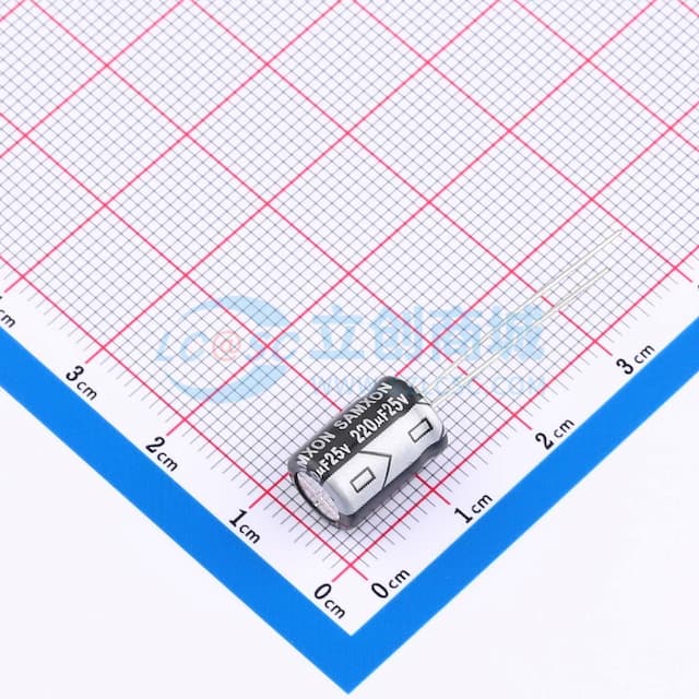 220uF ±20% 25V 【插件】实物图