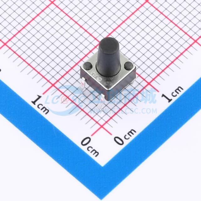 6mm*6mm*9.5mm 12V 50mA【轻触】实物图