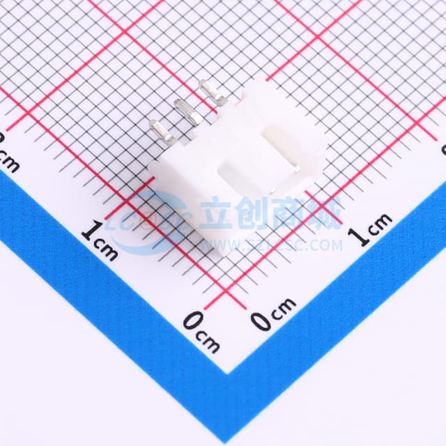 1x3P 间距:2.5mm 直插 系列:XH 【插件】实物图