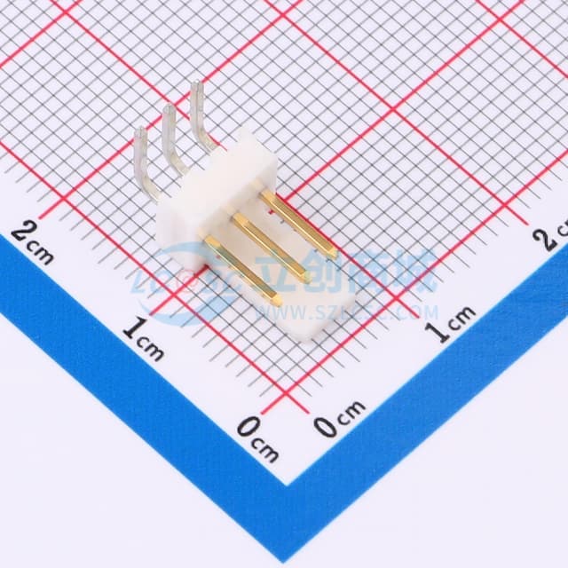 1x3P 间距:2.54mm 弯插 【插件】实物图