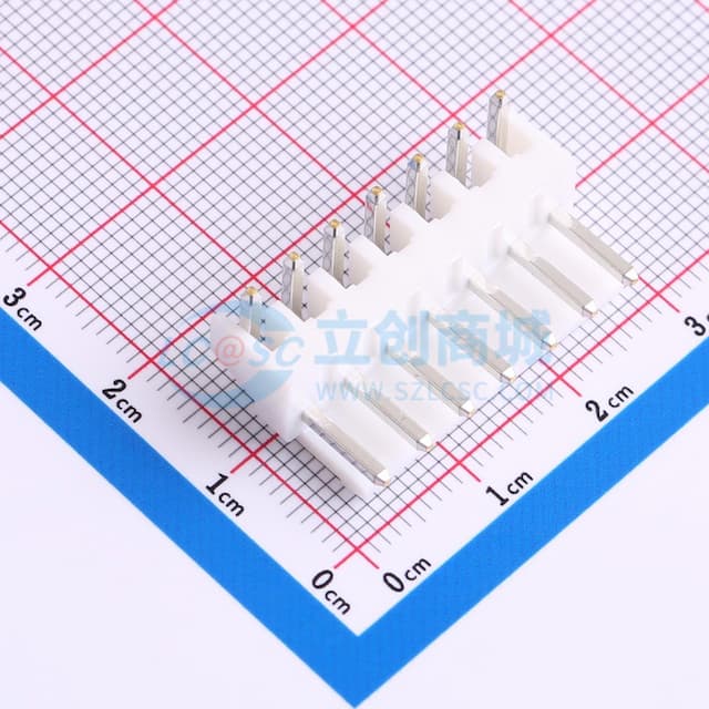 1x7P 间距:3.96mm 弯插 系列:VH实物图