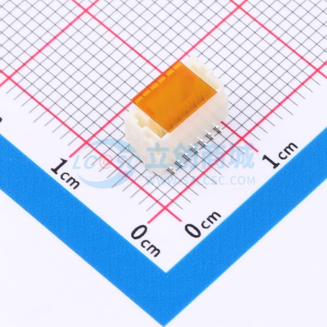 1x7P 间距:1mm 立贴 系列:NSH实物图