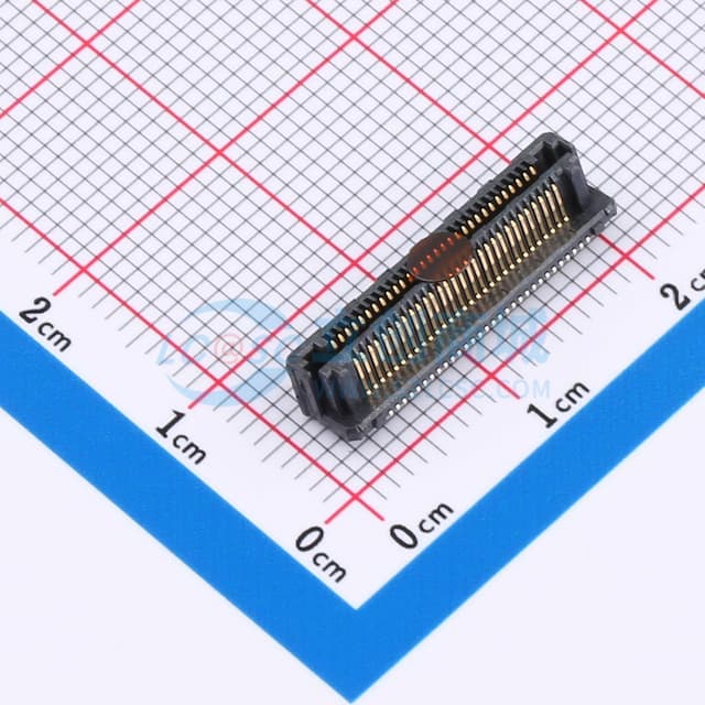 间距:0.5mm PIN:60P 立贴实物图