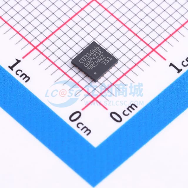 STM32C031G6U6TR实物图