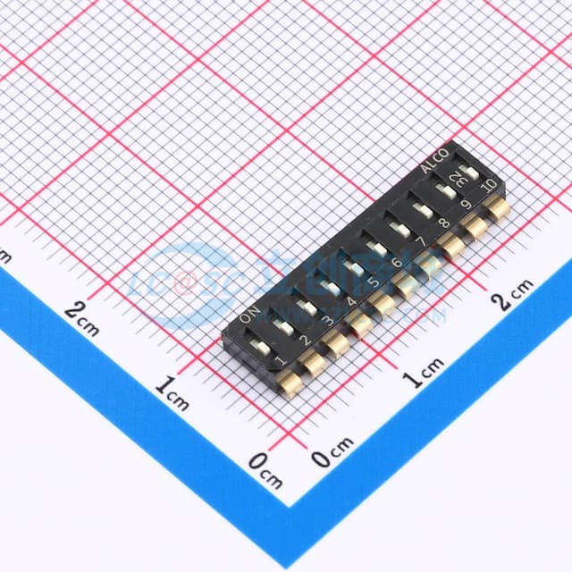 2.54mm 10位实物图