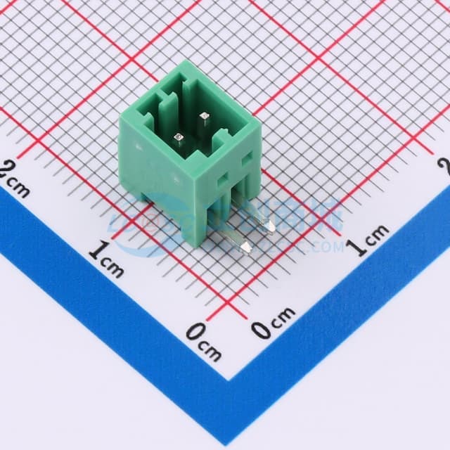 1x2P 2.5mm 排数:1 每排P数:2实物图