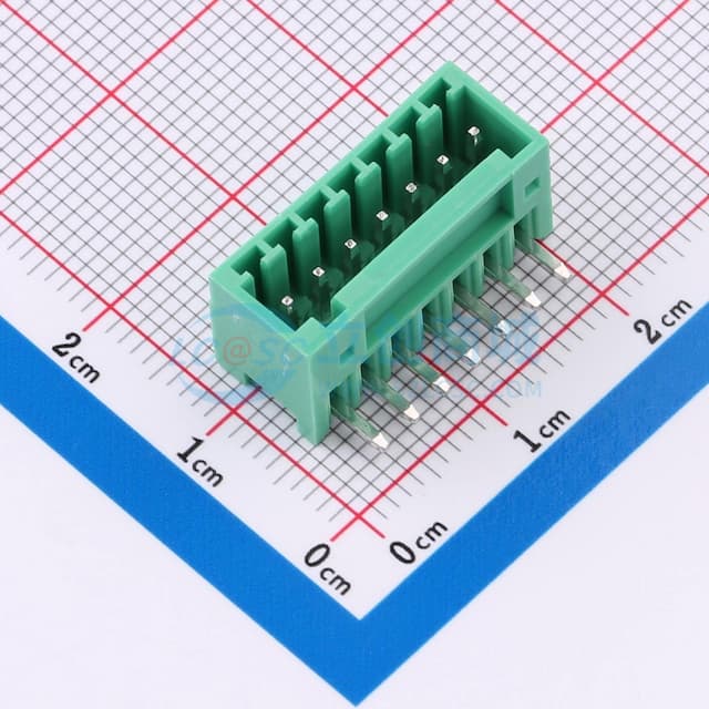 1x7P 2.5mm 排数:1 每排P数:7实物图