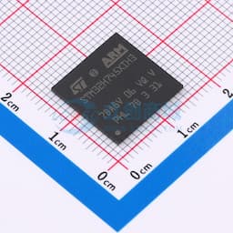 带DSP和DP-FPU的高性能ARM Cortex-M7 + Cortex-M4 MCU，具有2 MB Flash、1 MB RAM、480 MHz CPU、ART加速器、一级缓存、外部存储器接口、大量外设和SMPS缩略图