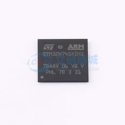 带DSP和DP-FPU的高性能ARM Cortex-M7 + Cortex-M4 MCU，具有2 MB Flash、1 MB RAM、480 MHz CPU、ART加速器、一级缓存、外部存储器接口、大量外设和SMPS缩略图