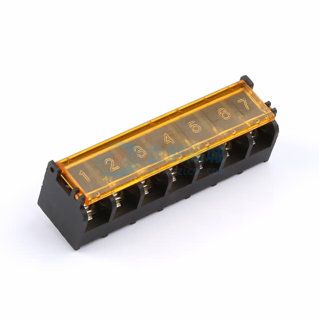 9.5mm 1x7P 直针 排数:1 每排P数:7实物图