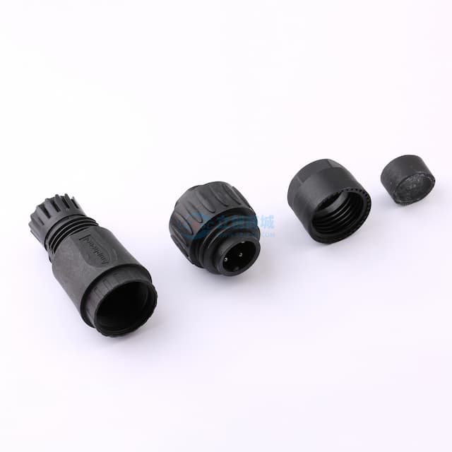 圆形连接器实物图