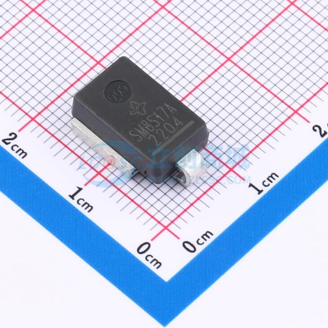 单向TVS 17V截止 峰值浪涌电流：239A@10/1000us实物图