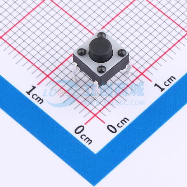 6*6*5直插轻触开关280gf实物图