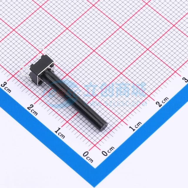 6*6*25直插轻触开关280gf实物图