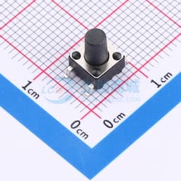 6*6*8.5贴片编带轻触开关280gf黑色缩略图