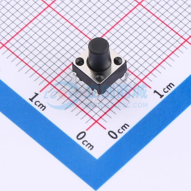 6*6*8直插轻触开关280gf实物图