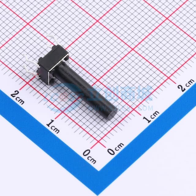 6*6*18直插轻触开关280gf实物图