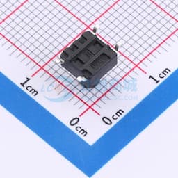 6*6*7.5贴片编带轻触开关280gf黑色缩略图