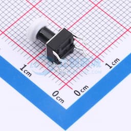 6*6*10φ6×1白帽轻触开关280gf缩略图