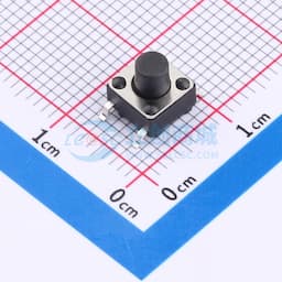 6*6*6.5贴片编带轻触开关180gf黑色缩略图
