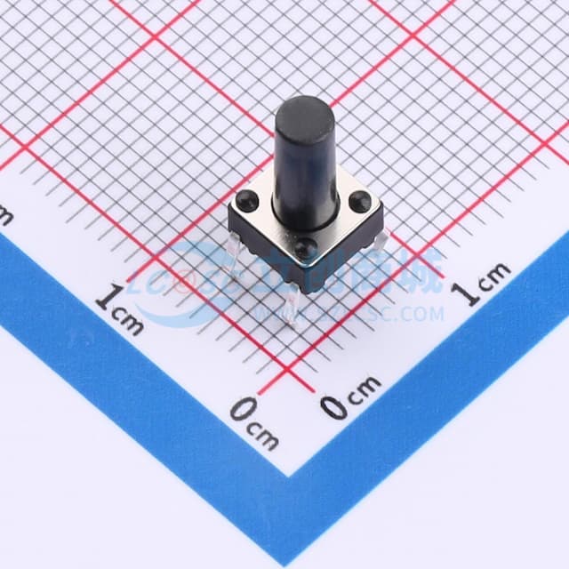 6*6*12直插轻触开关280gf实物图