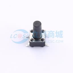 6*6*11贴片编带轻触开关180gf黑色缩略图