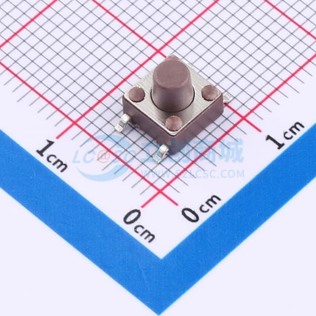 6*6*6贴片编带轻触开关180gf实物图