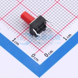 6*6*9.5红柄直插轻触开关280gf缩略图