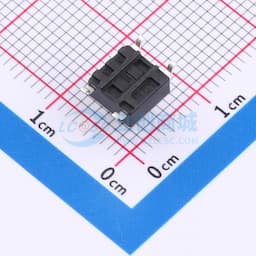 6*6*6.5贴片编带轻触开关180gf黑色缩略图