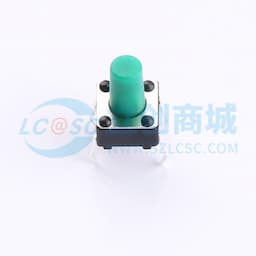 6*6*9.2绿柄直插轻触开关280gf缩略图