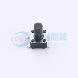 6*6*9.5贴片编带轻触开关280gf黑色缩略图